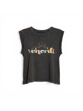 Vintage Canvas - Graphic Sleeveless Distressed  Confortable Tank Top - New